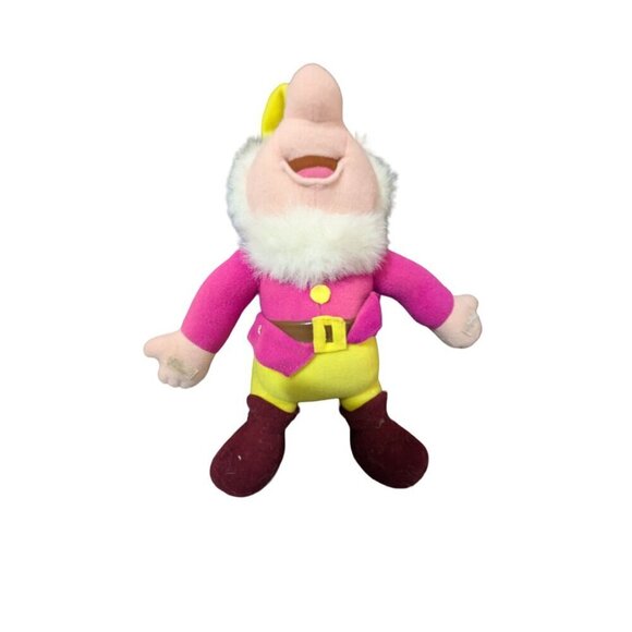 Disney Snow White & The Seven Dwarfs 1990's Plush Doll Sneezy dwarf 12" - Picture 6 of 8